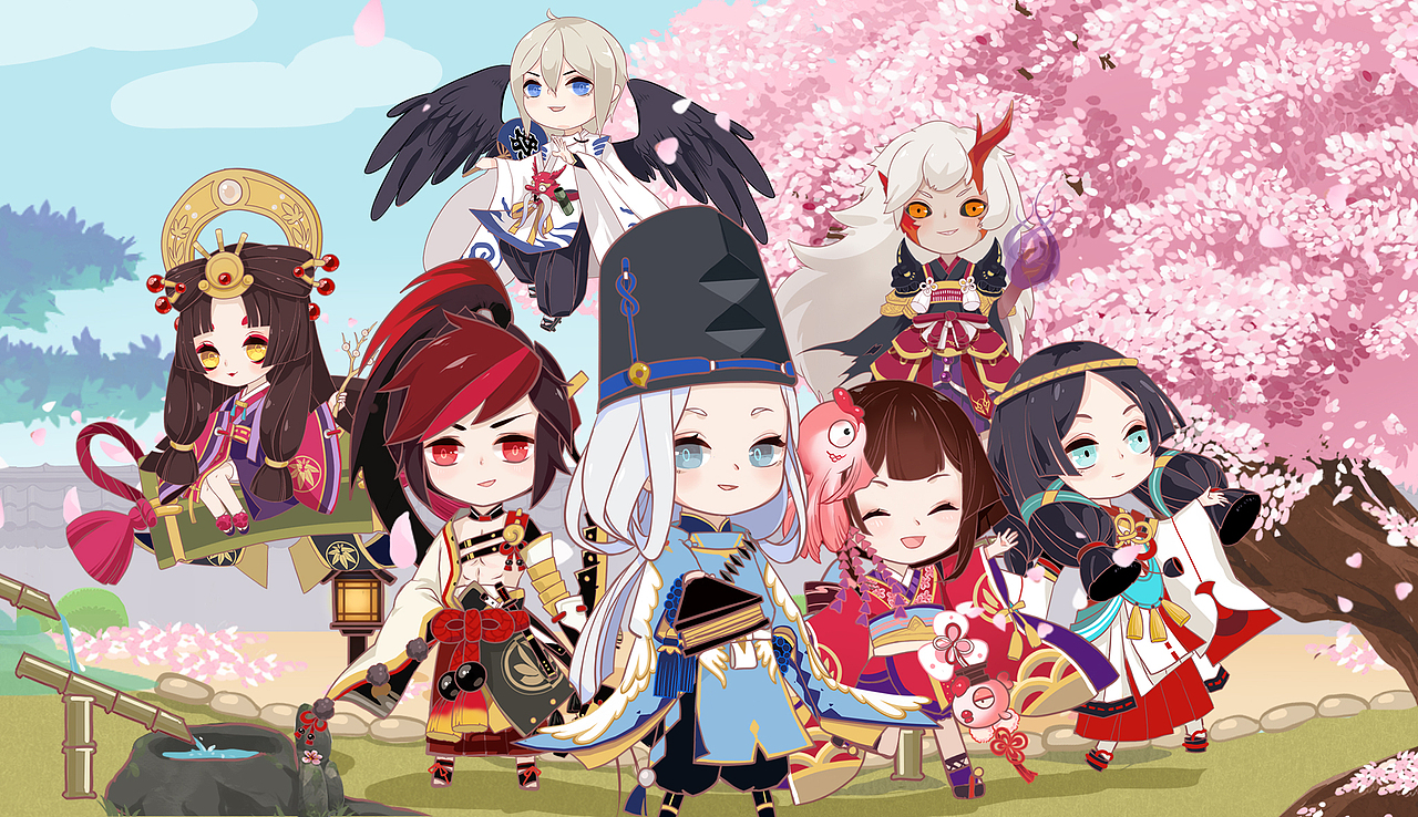 阴阳师为崽而战q版动画宣传视频原画
