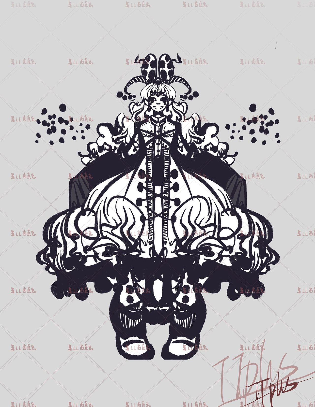 黑白线稿/随笔（图ZMzEyODcwNTQ4） - 创作习作 - 站酷设计师兔兔plus原创素材 - 站酷ZCOOL