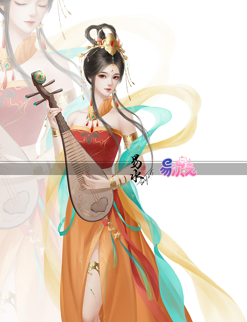 九个易次元素材库立绘