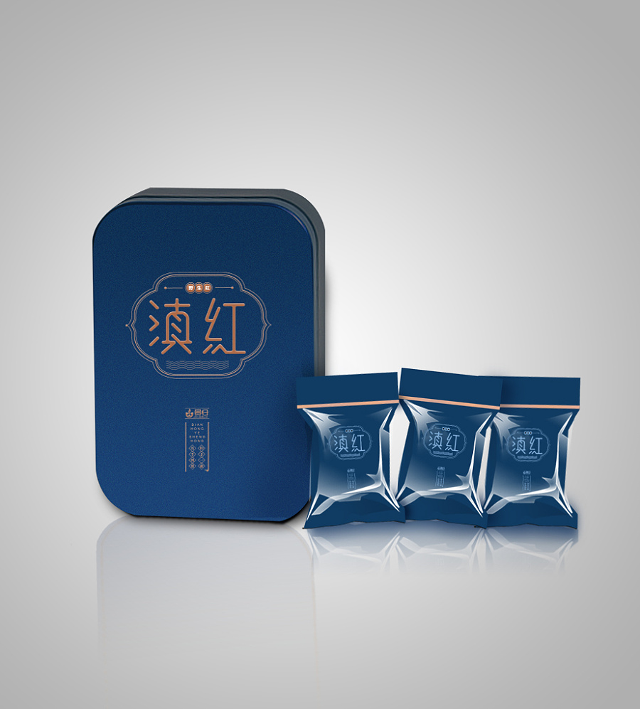 三款茶叶包装(景归滇红野生红,景归滇红金芽,景归滇红经典)