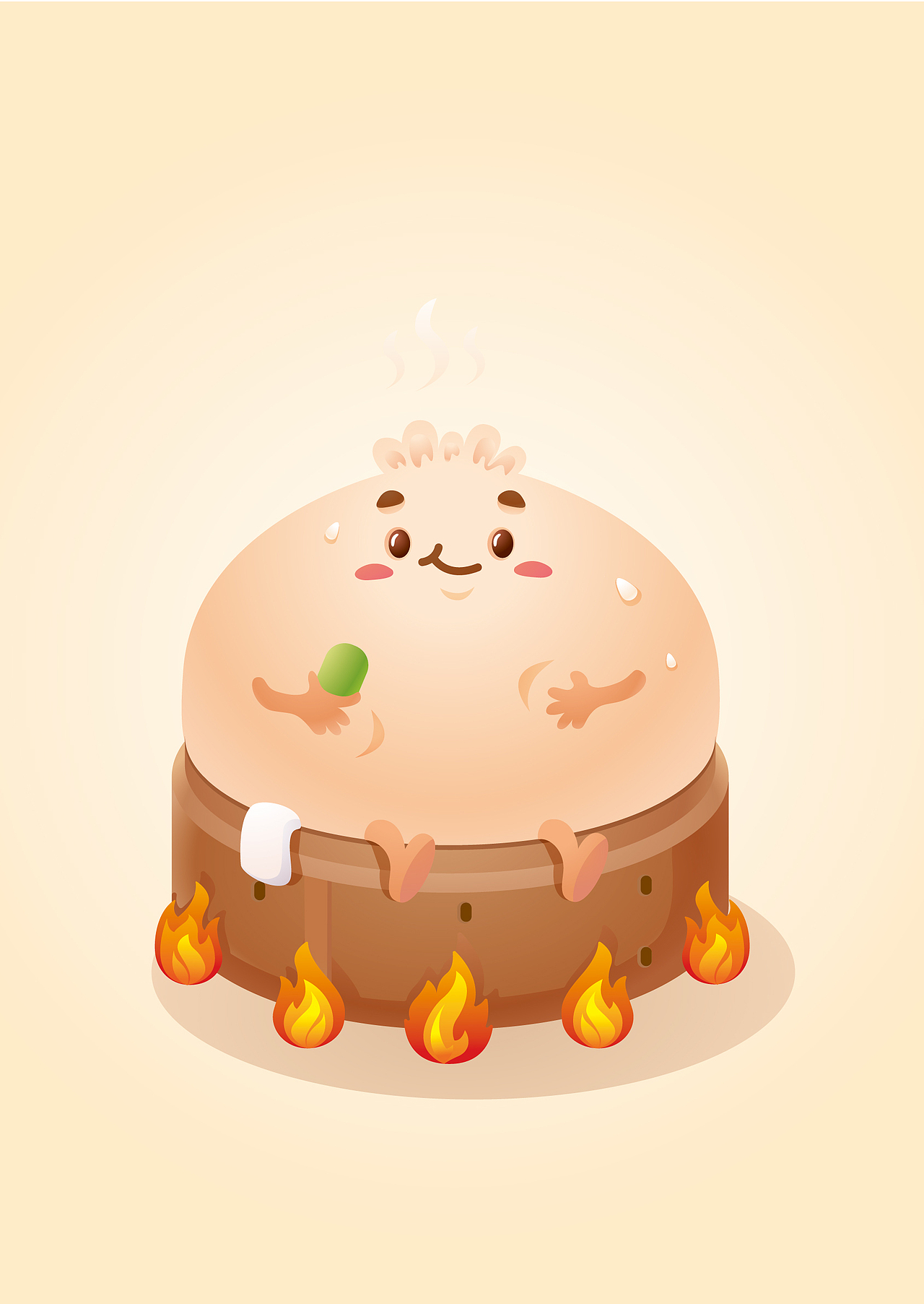 洗澡的包子和小灰机  