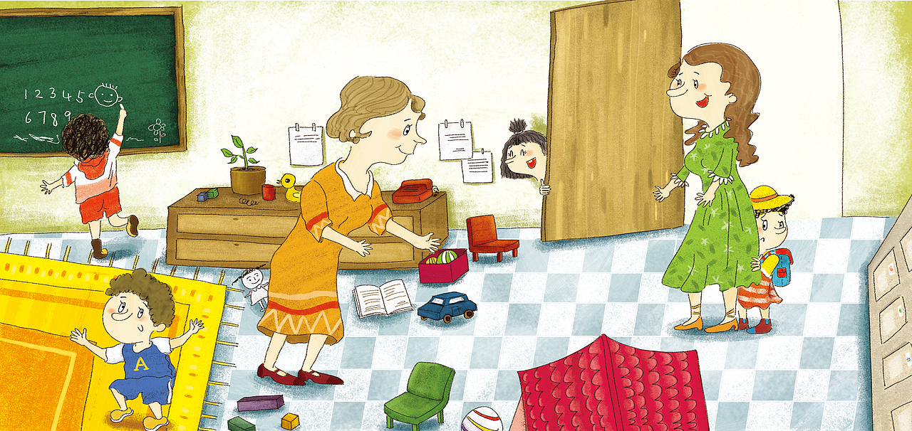 我爱幼儿园（图ZMjI1MjE4OTcy） - 绘本 - 站酷设计师董美红原创素材 - 站酷ZCOOL