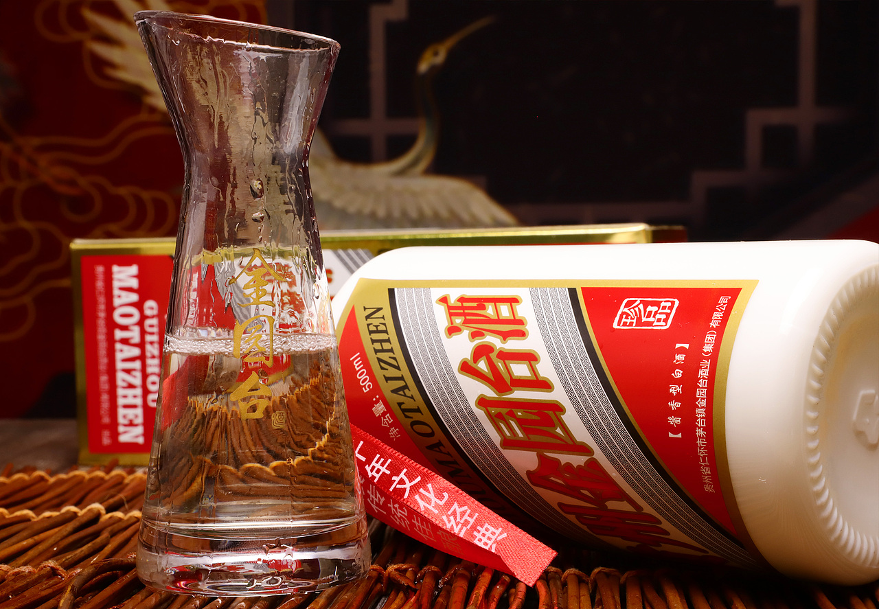 金园台珍品酒拍摄