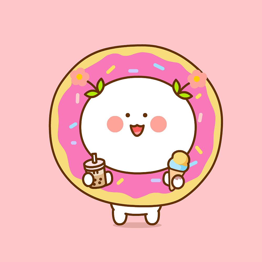 二花 微信表情 卡通动漫 头像壁纸 可爱情侣 减肥