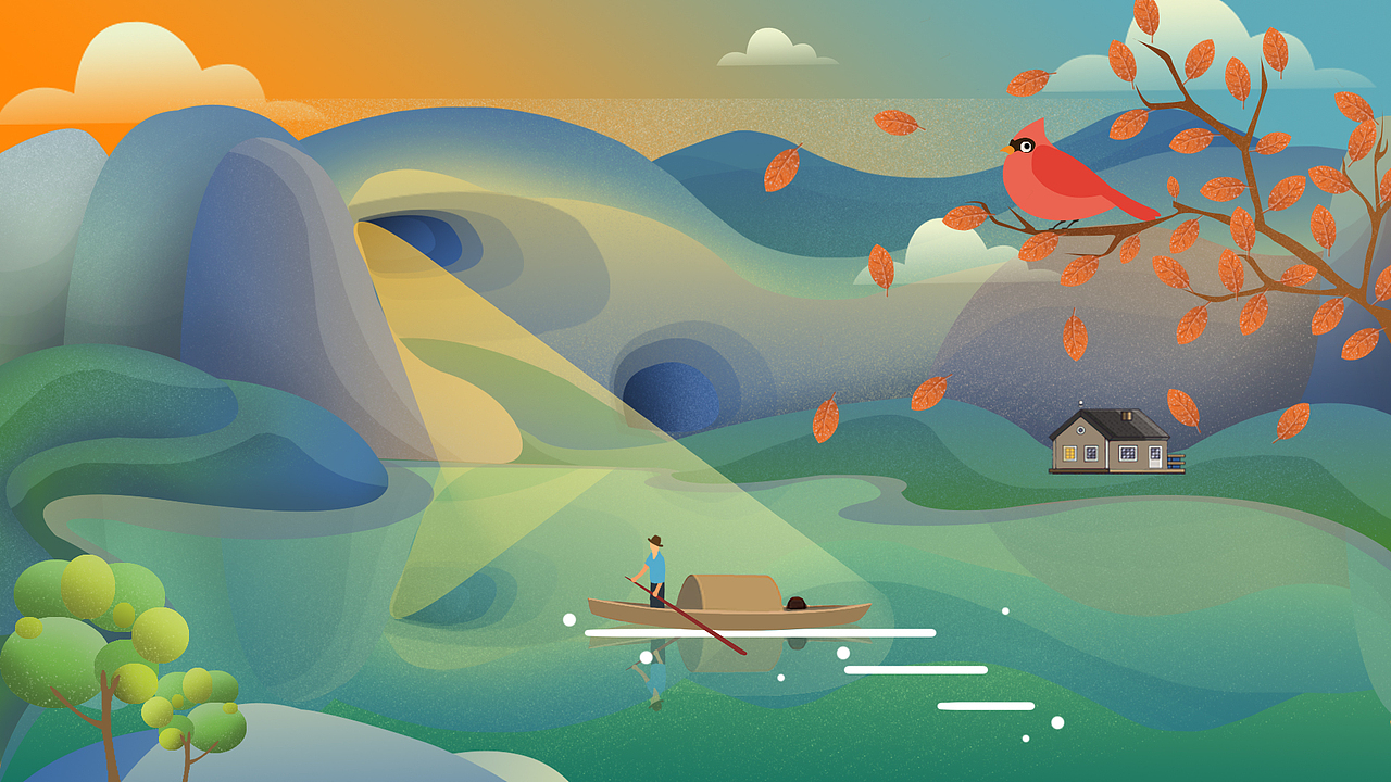 贵州美景（图ZMjI2ODgyODcy） - 商业插画 - 站酷设计师画画的果子原创素材 - 站酷ZCOOL