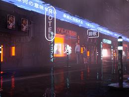 试做夜景