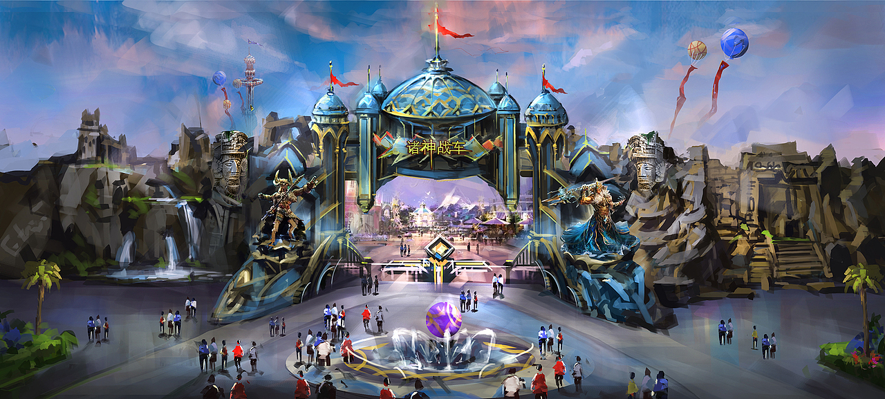 主题公园场景概念设计幻想工程设计乐园设计作品信息创作时间2020/0
