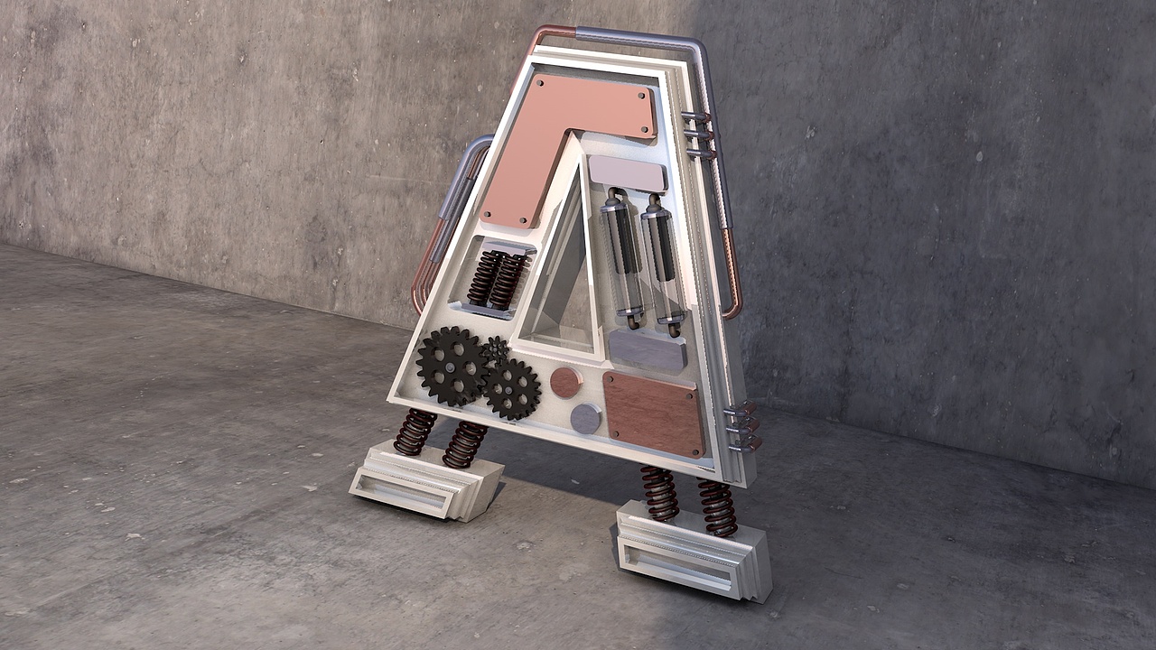 C4D字母练习（图ZMTQ2MzQ3MTQw） - 场景 - 站酷设计师咖喱鱼旦无咖喱味原创素材 - 站酷ZCOOL