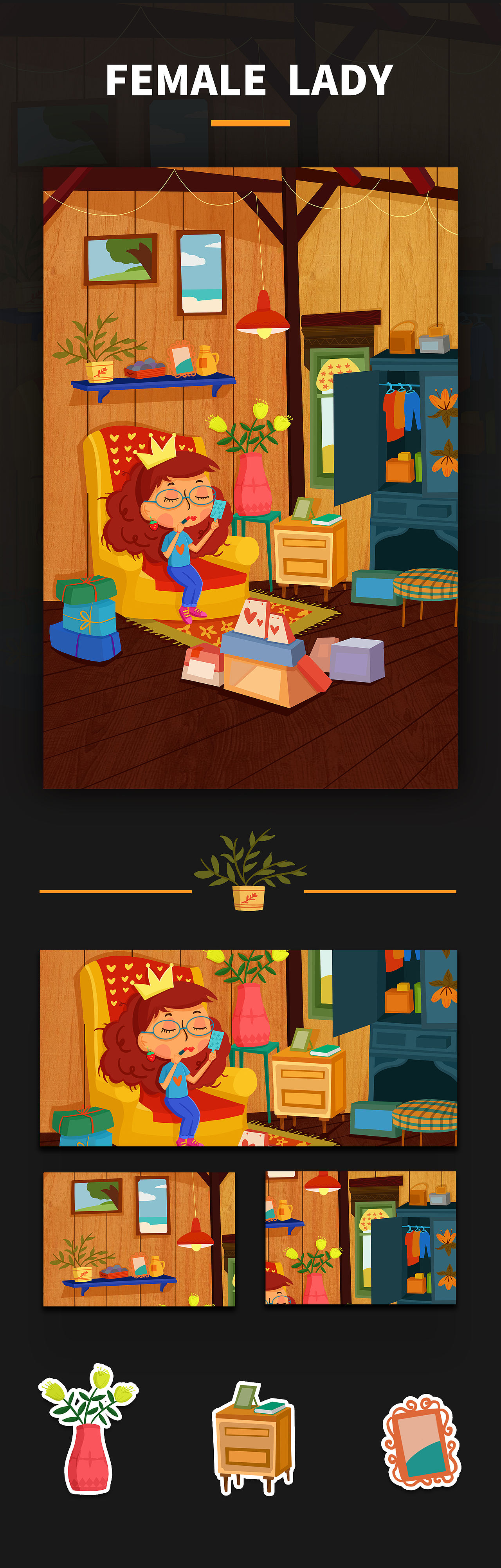 2019插画作品总结（图ZMTkxMzUzNzcy） - 创作习作 - 站酷设计师太空的海棠原创素材 - 站酷ZCOOL