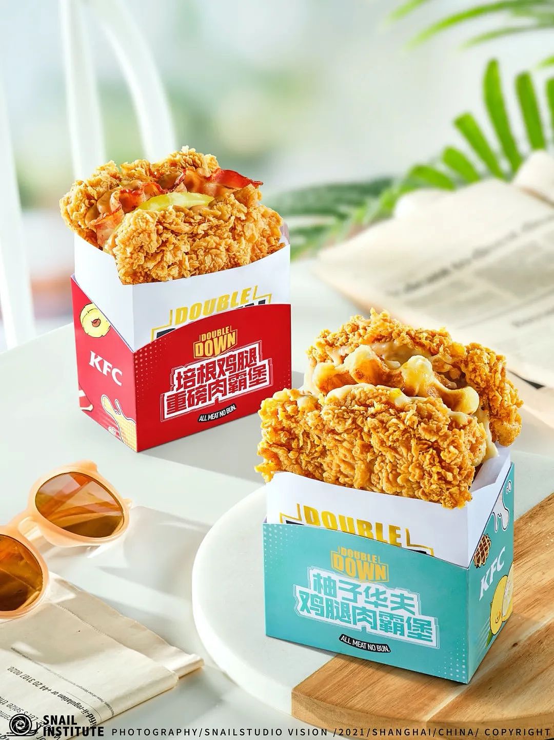 华夫鸡腿堡拍摄 | KFC​ X 蜗牛工作室SnailStudio（图ZMjYyNjEyMzg0） - 美食摄影 - 站酷设计师SnailStudio原创素材 - 站酷ZCOOL