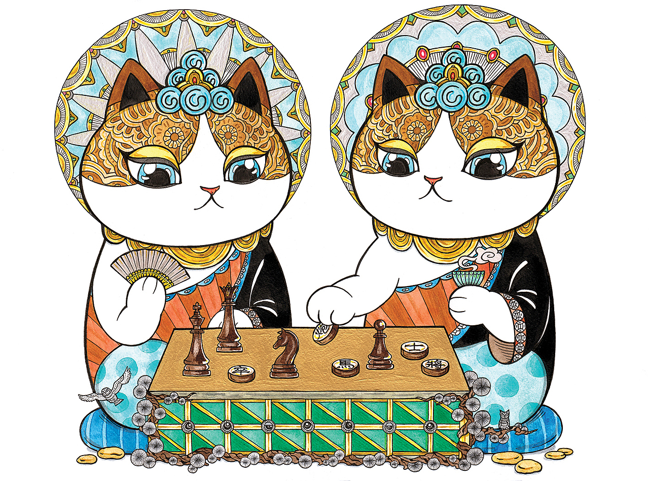 艺术作品 猫之神系列2015~2021(图ZMjg0OTEwMDgw) - 艺术插画 - 站酷设计师isolan麦麦伟原创素材 - 站酷ZCOOL