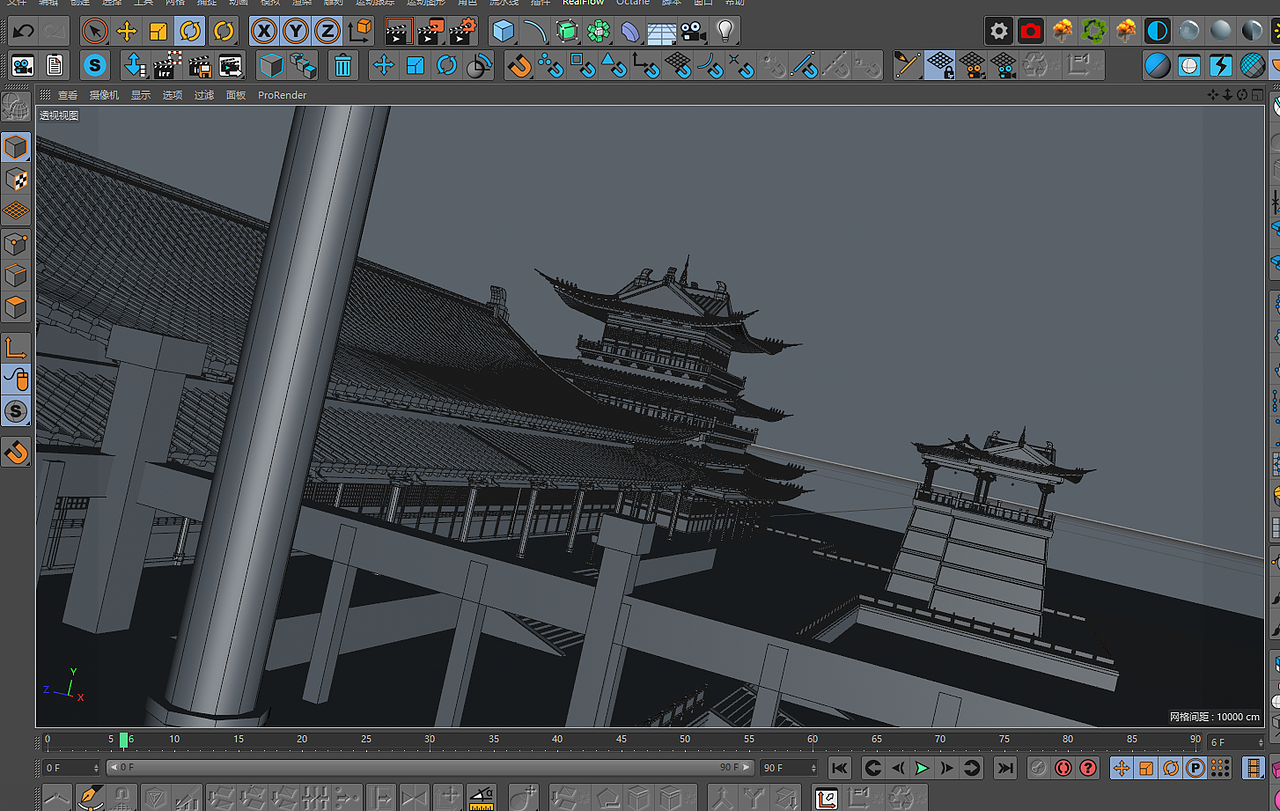 c4d古建（图ZMTE0NDg1MDYw） - 建筑/空间 - 站酷设计师如何生存原创素材 - 站酷ZCOOL