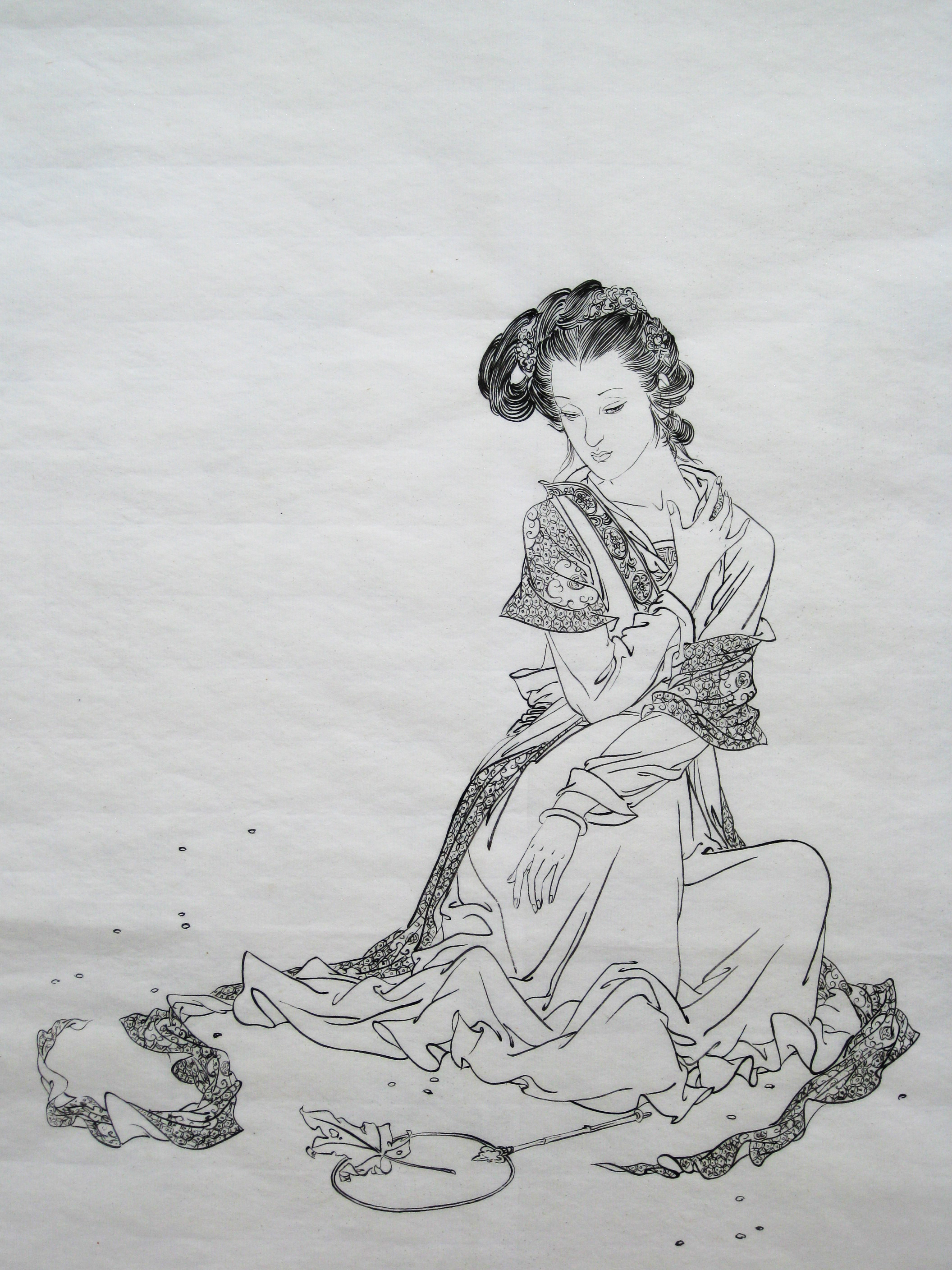 白描练习|纯艺术|国画|伊芽儿 - 原创作品 - 站酷 (zcool)