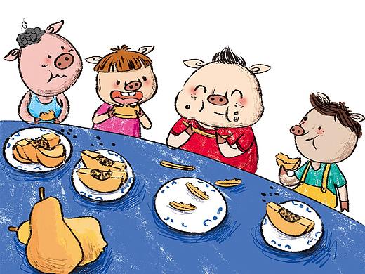 绘本（个人主页-ZNDM0NTE0NTI=） - 儿童插画 - 站酷设计师哈哈童画原创素材 - 站酷ZCOOL