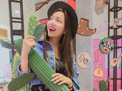 2018的一套小景观美陈-牛仔很忙（个人主页-ZNDUzOTM0NDg=） - 展陈设计 - 站酷设计师艾大大大大大猩原创素材 - 站酷ZCOOL