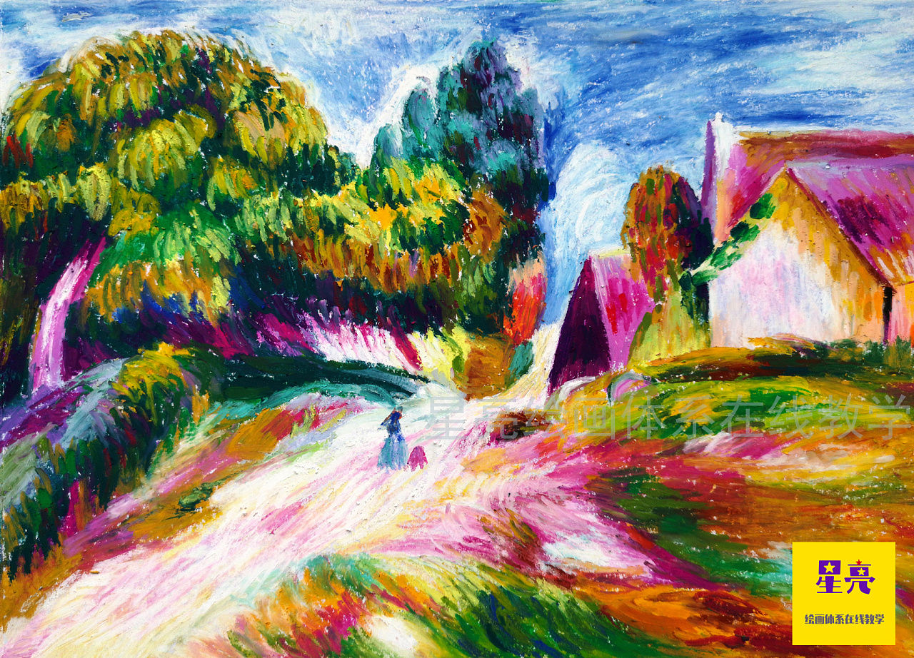 油画棒大师系列绘画在线教学|插画|艺术插画|星亮绘画art - 原创作品