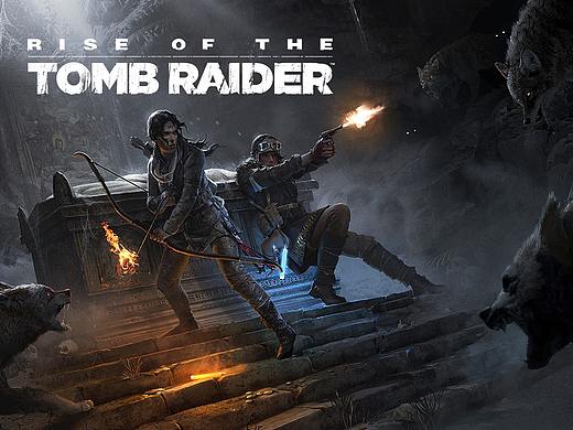 古墓丽影10（Rise of the Tomb Raider web design）