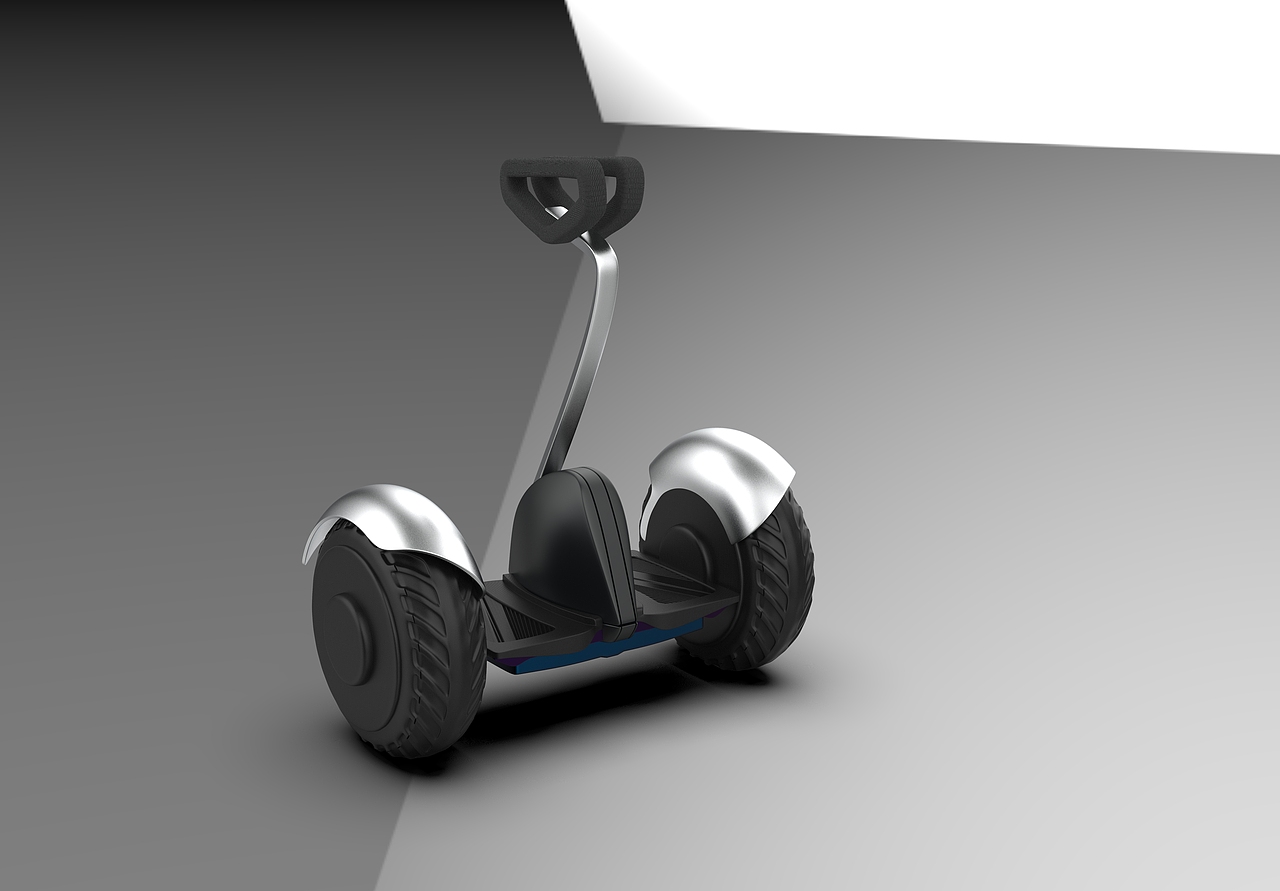 平衡车建模渲染