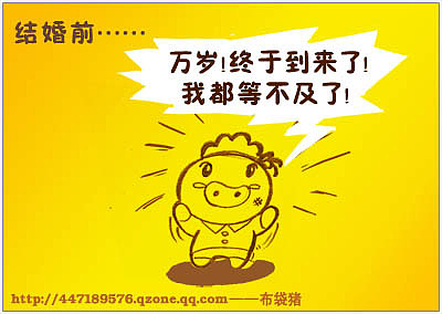 布袋猪—结婚前后的差别（图ZMjcyOTI4） - 商业插画 - 站酷设计师吾空达人原创素材 - 站酷ZCOOL