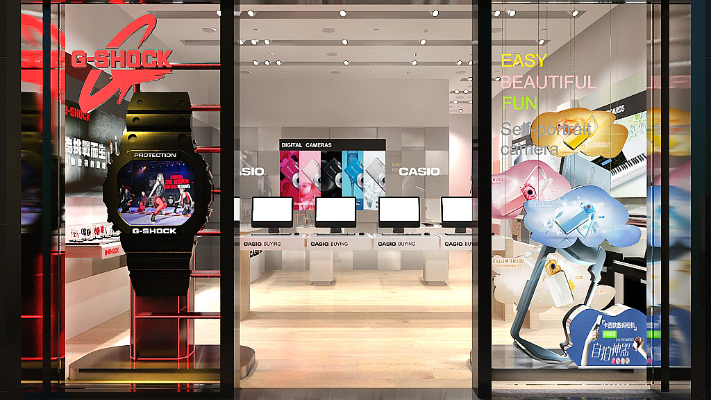 CASIO retail（图ZMTgwNDA5MDg=） - 展陈设计 - 站酷设计师jeson1900原创素材 - 站酷ZCOOL