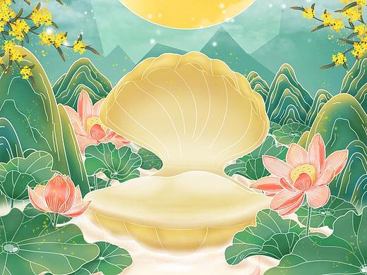 《荷塘月色》中秋活动首页