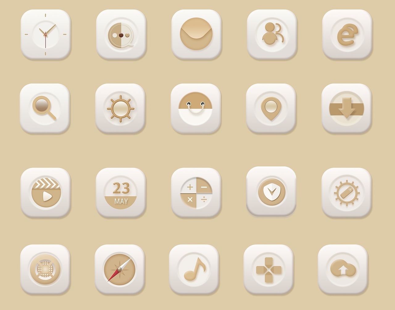 5d轻质感|ui|图标|谭庭恩_原创作品-站酷zcool