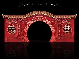 中式婚禮拱門04