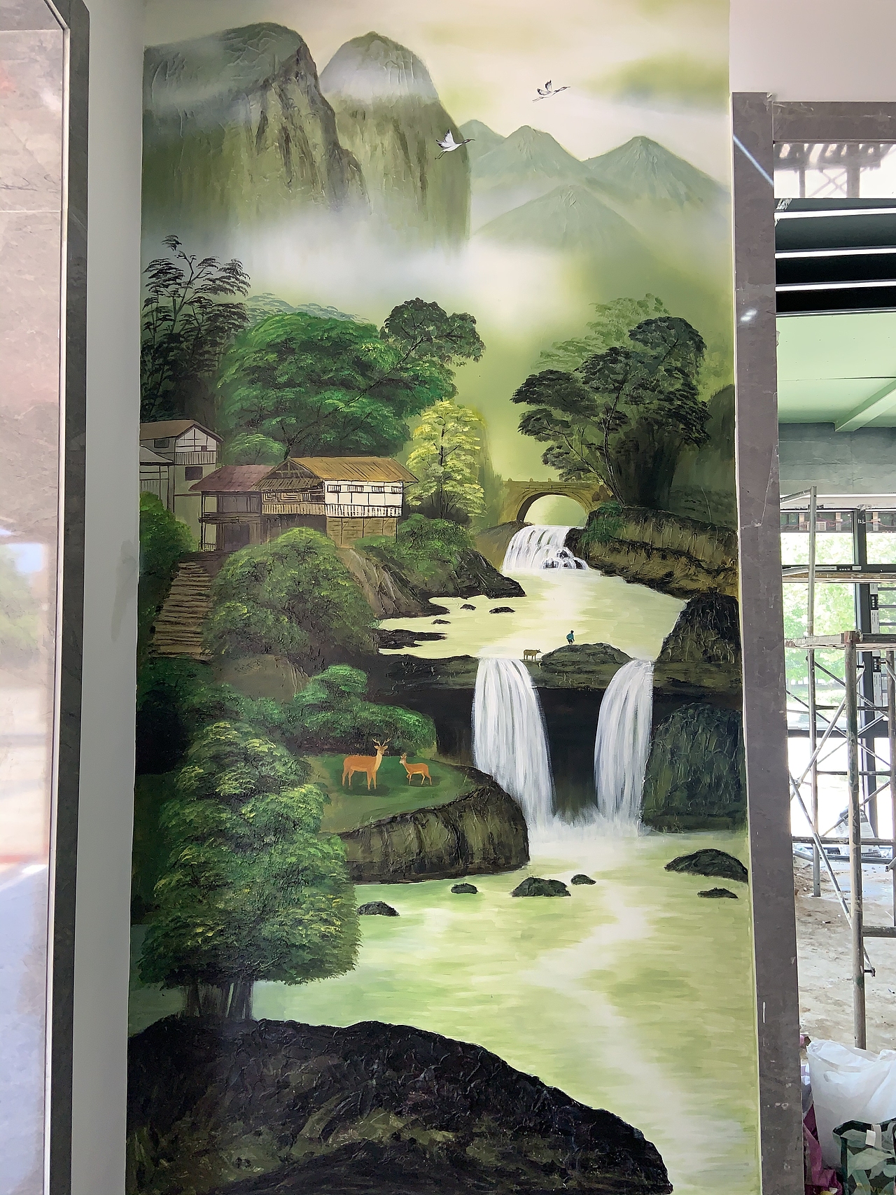 赶集浮雕壁画墙绘墙体彩绘创作时间2021/07/22添加表情喜欢ta的作品吗