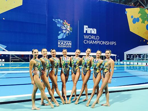 国家花样游泳队比赛服设计（2015俄罗斯喀山世锦赛）