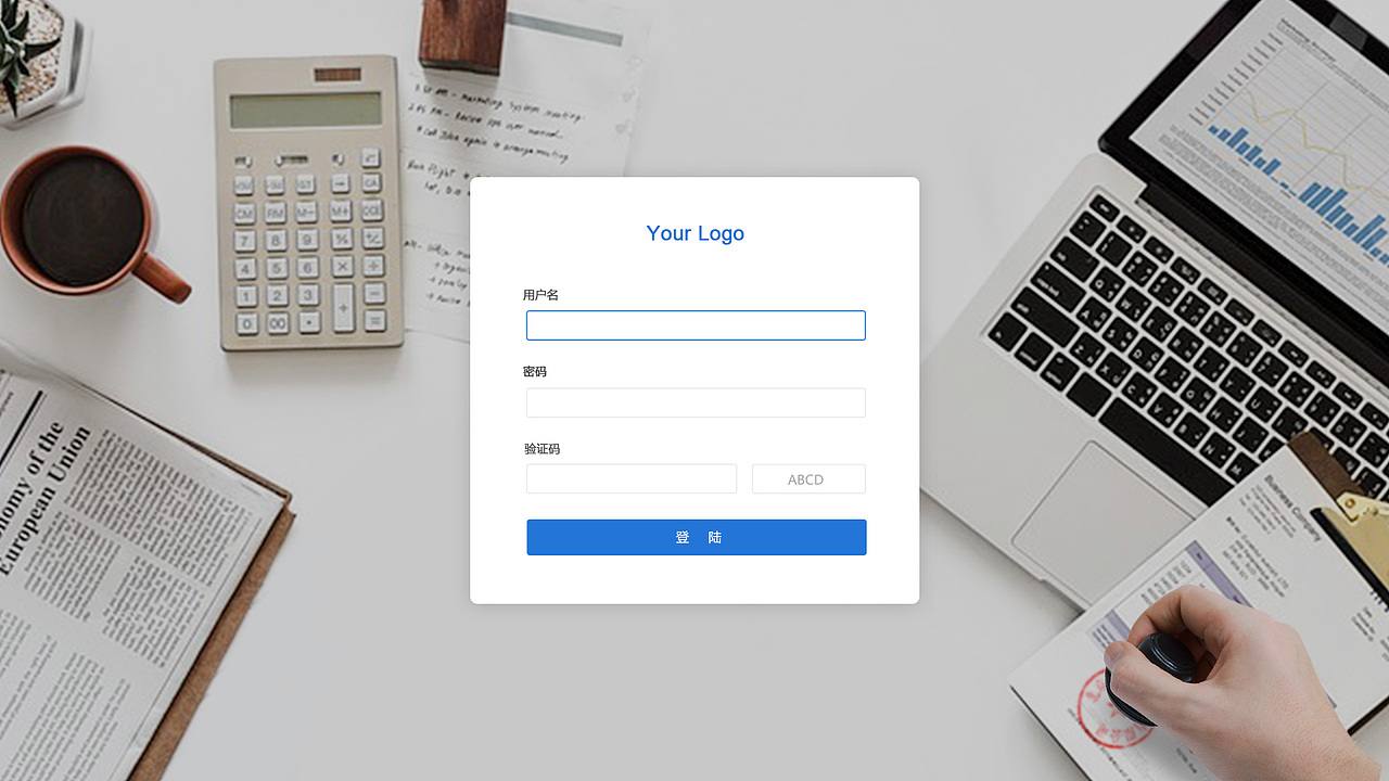 商务风登陆界面（图ZMTI1MzQ4OTAw） - 企业官网 - 站酷设计师烈烈烈儿原创素材 - 站酷ZCOOL