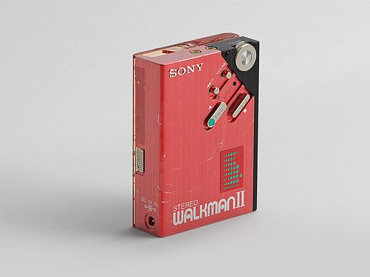 产品表现｜一亿像素超写实索尼磁带随身听 WalkmanWM-2