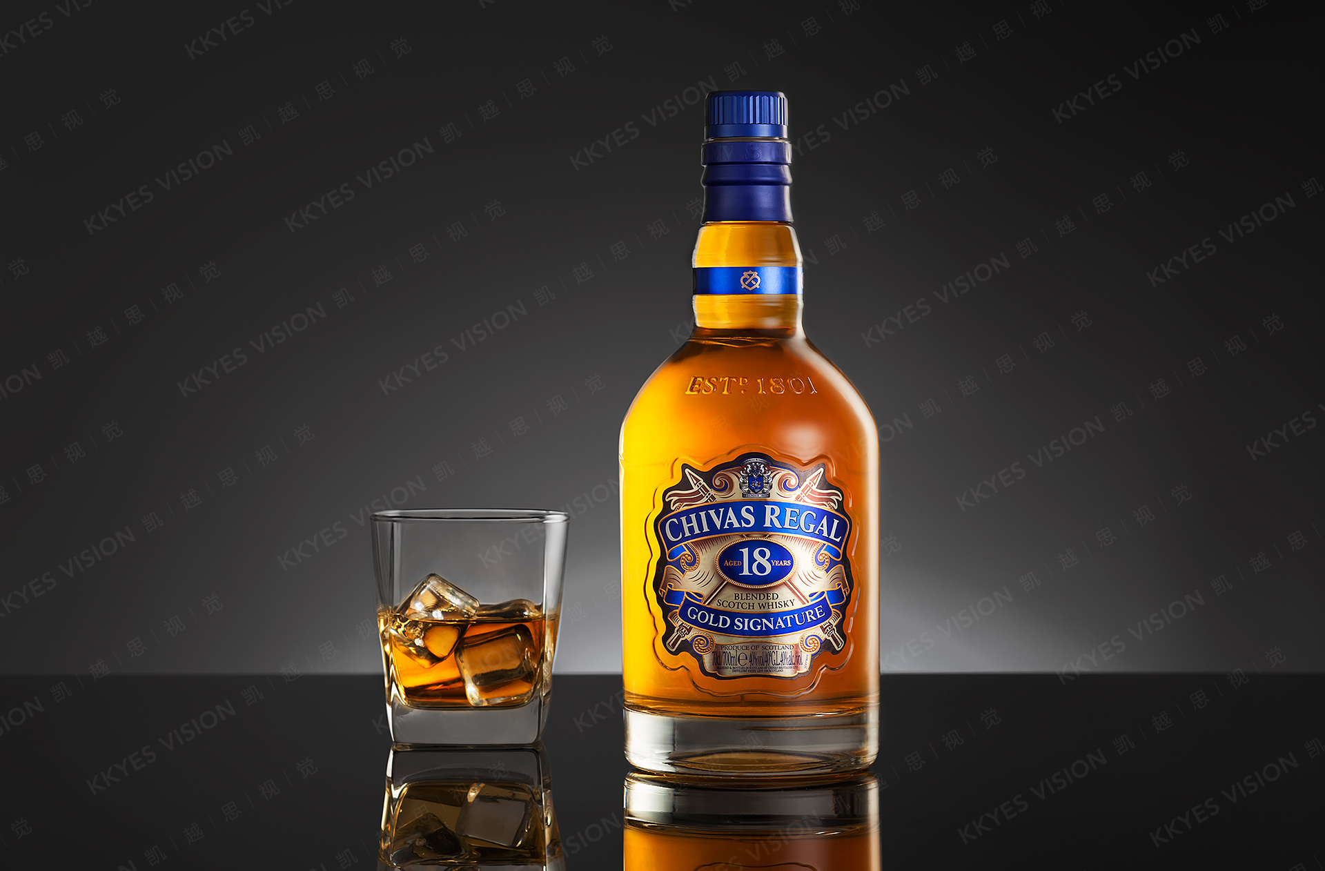 芝华士富豪18 威士忌 酒类 静物拍摄 产品摄影