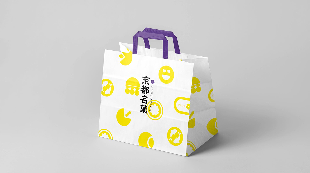 京都名菓标志设计/字体设计