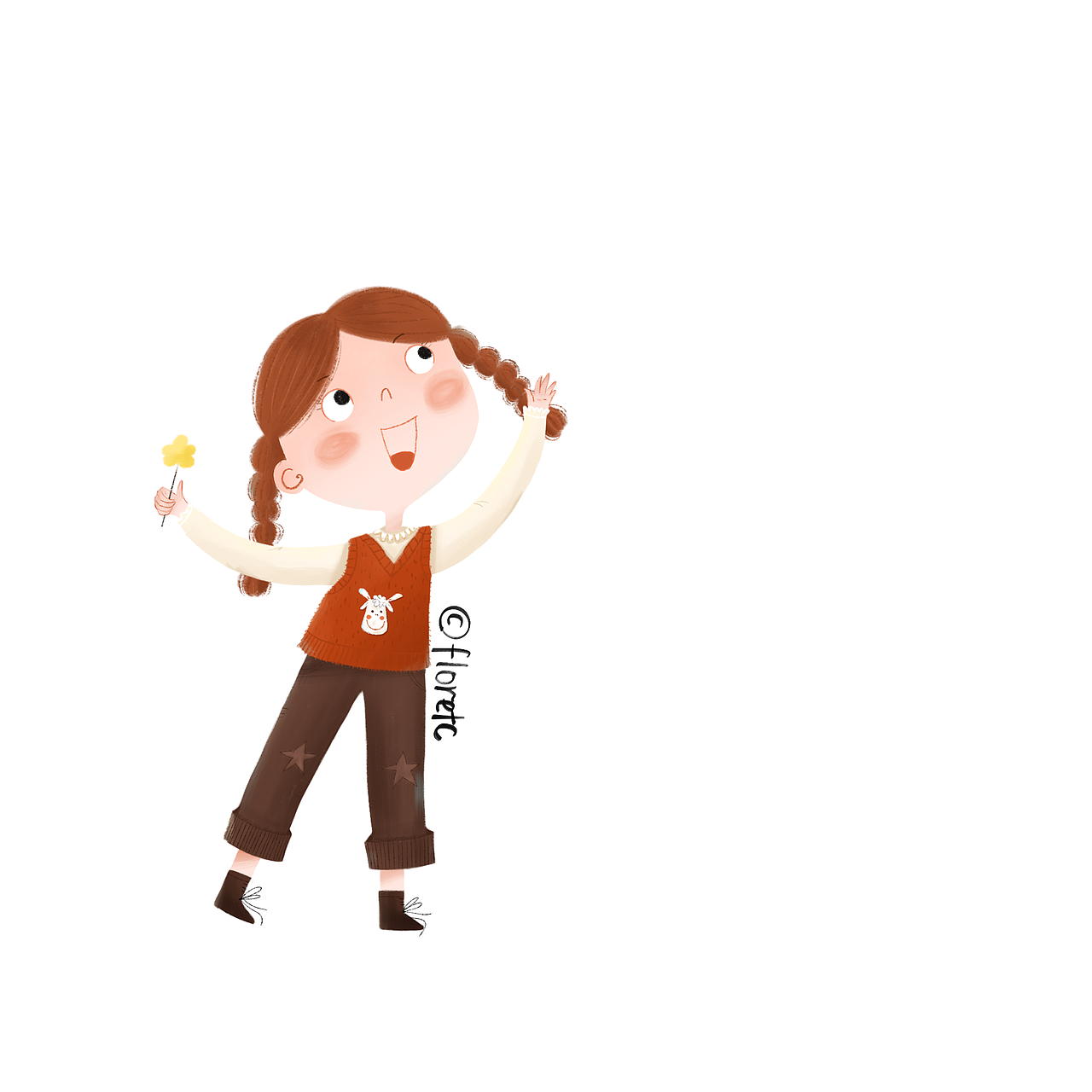 等信来的小女孩