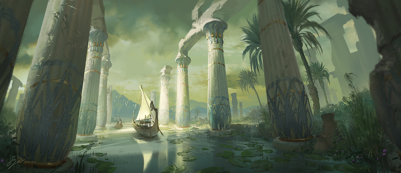 遗迹（图ZMjcwNDI3MTM2） - 概念设定 - 站酷设计师Violettenz原创素材 - 站酷ZCOOL