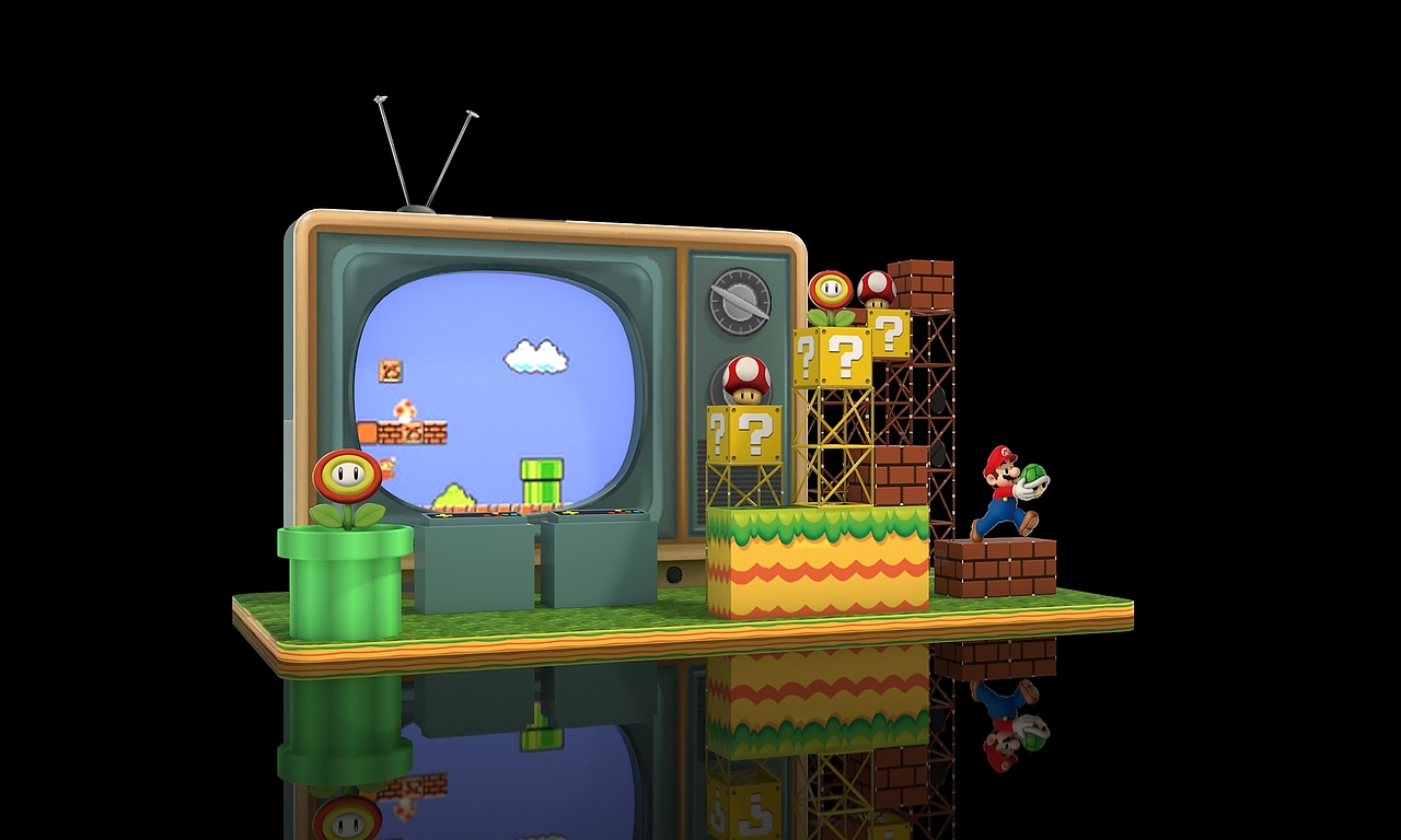 超级马里奥主题美陈