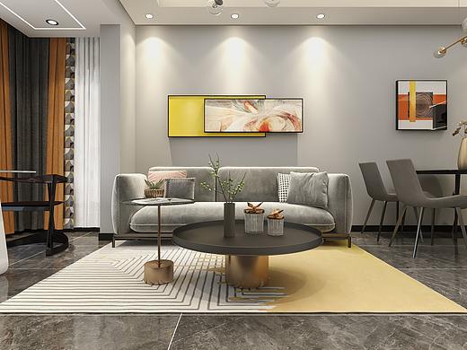 四川成都中铁城锦南汇（70平方现代简约两居室）