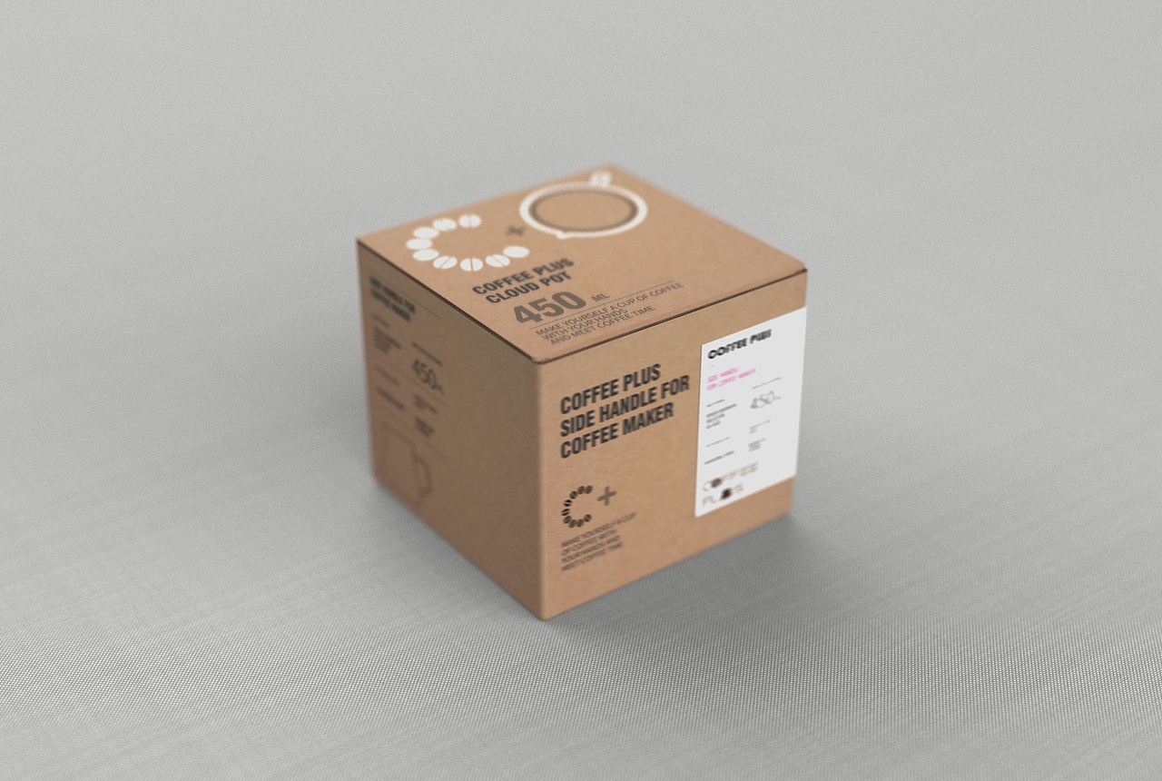 coffee plus咖啡壶设计（图ZMTUwNjg3MDY0） - 包装 - 站酷设计师出圈视觉原创素材 - 站酷ZCOOL