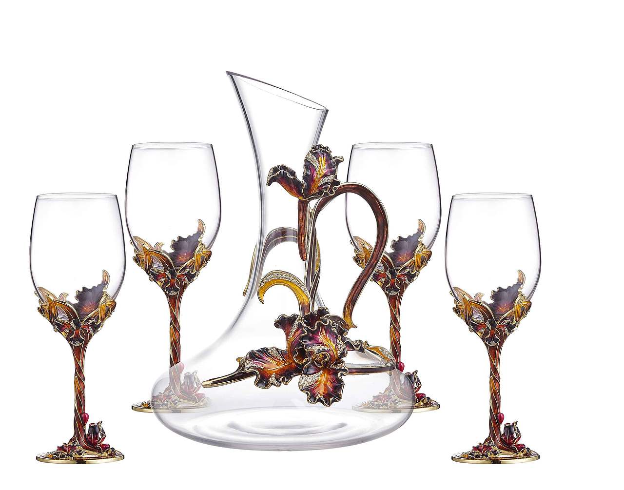 精美功能器皿饰品(纸巾盒杯子烟灰缸酒架醒酒器果盘)