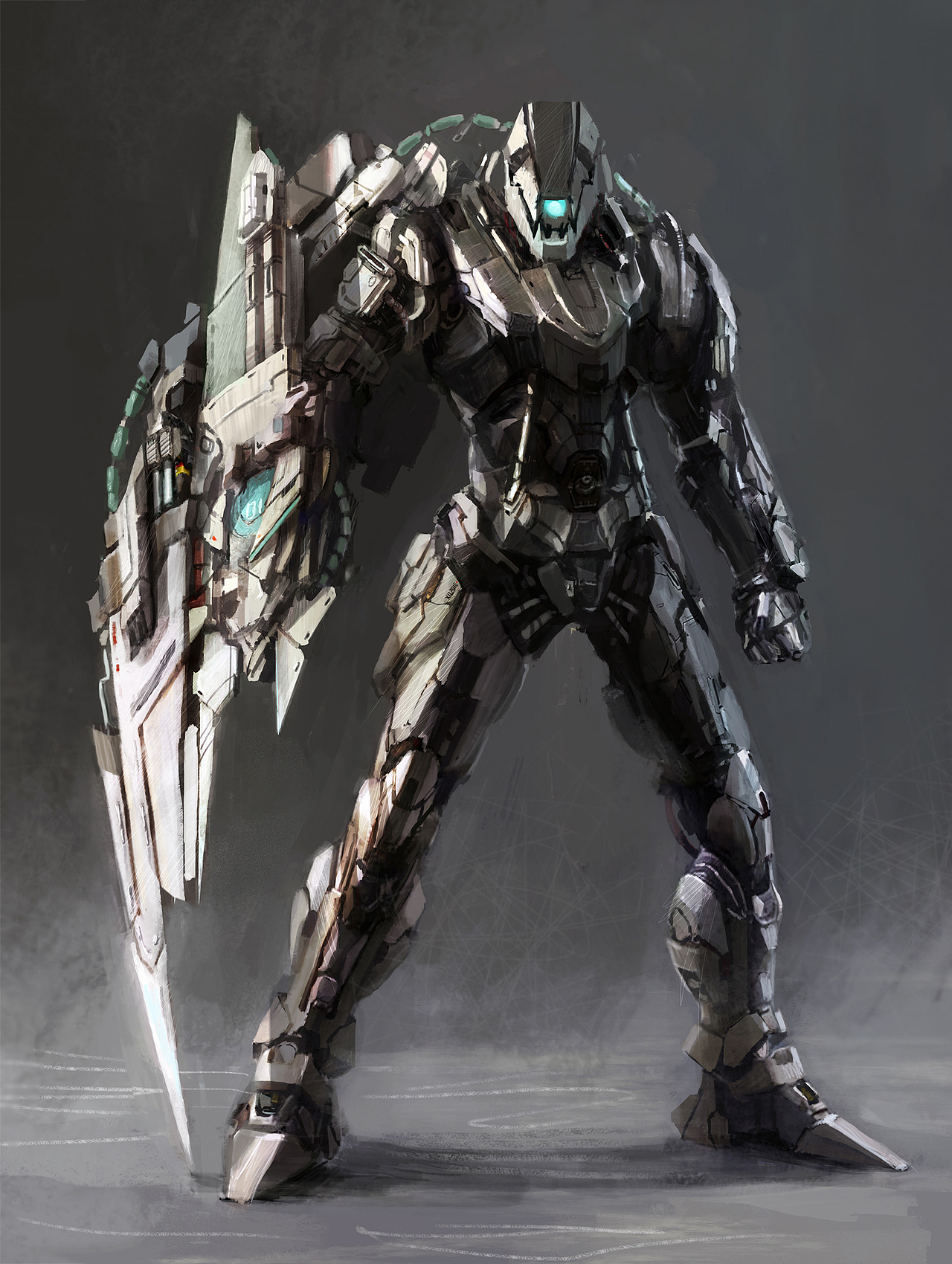 机甲骑士（图ZMjI3NDM5NjA0） - 概念设定 - 站酷设计师瑞埃博拉的艺术家原创素材 - 站酷ZCOOL