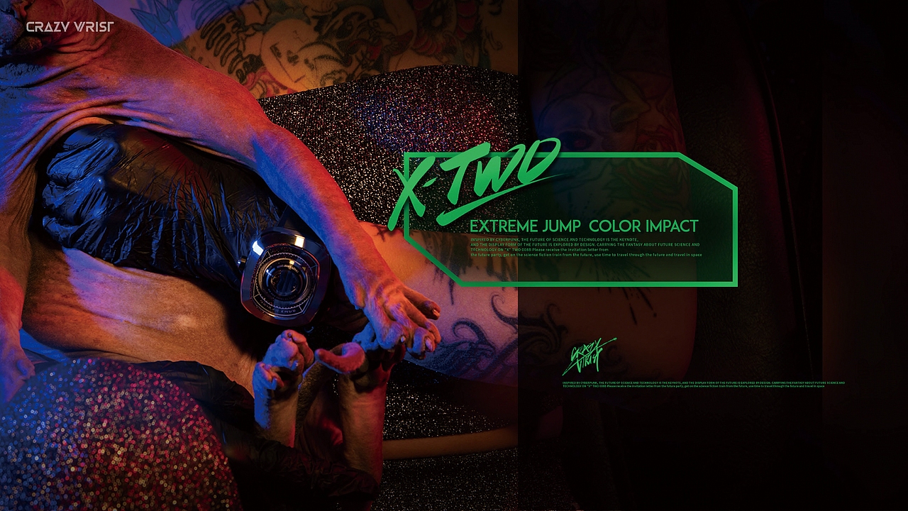 潮牌国表【CrazyWrist疯狂手腕】视觉设计（图ZMjUyNzU1MTQw） - 品牌 - 站酷设计师Diamond天原创素材 - 站酷ZCOOL