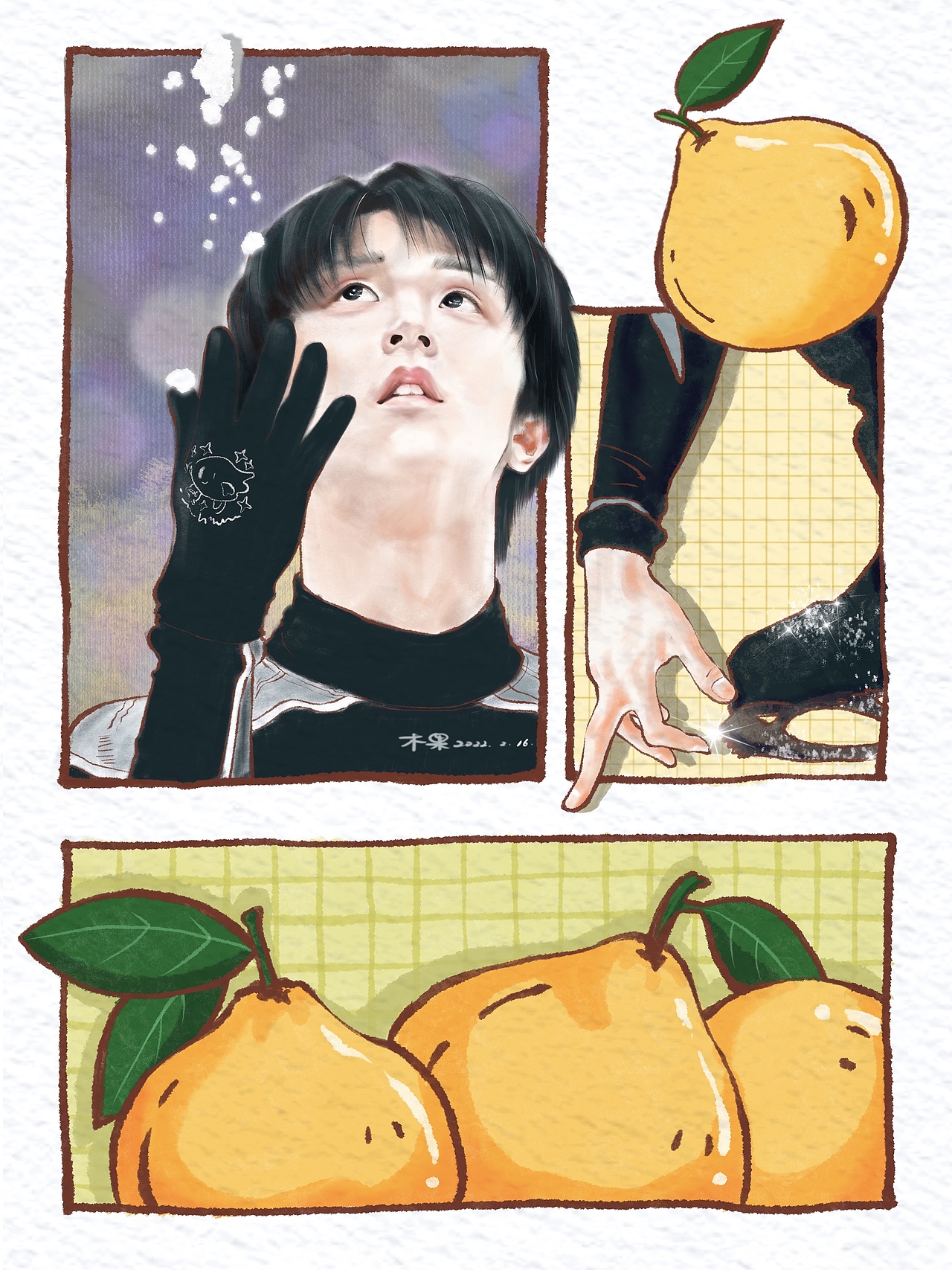 羽生结弦 漫画连载 北京冬奥会插画 存证（图ZMjg4ODEwMDQ0） - 艺术插画 - 站酷设计师木果插画原创素材 - 站酷ZCOOL