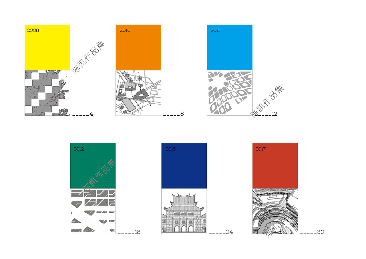 陈凯2018年以前的作品集(多种语言)