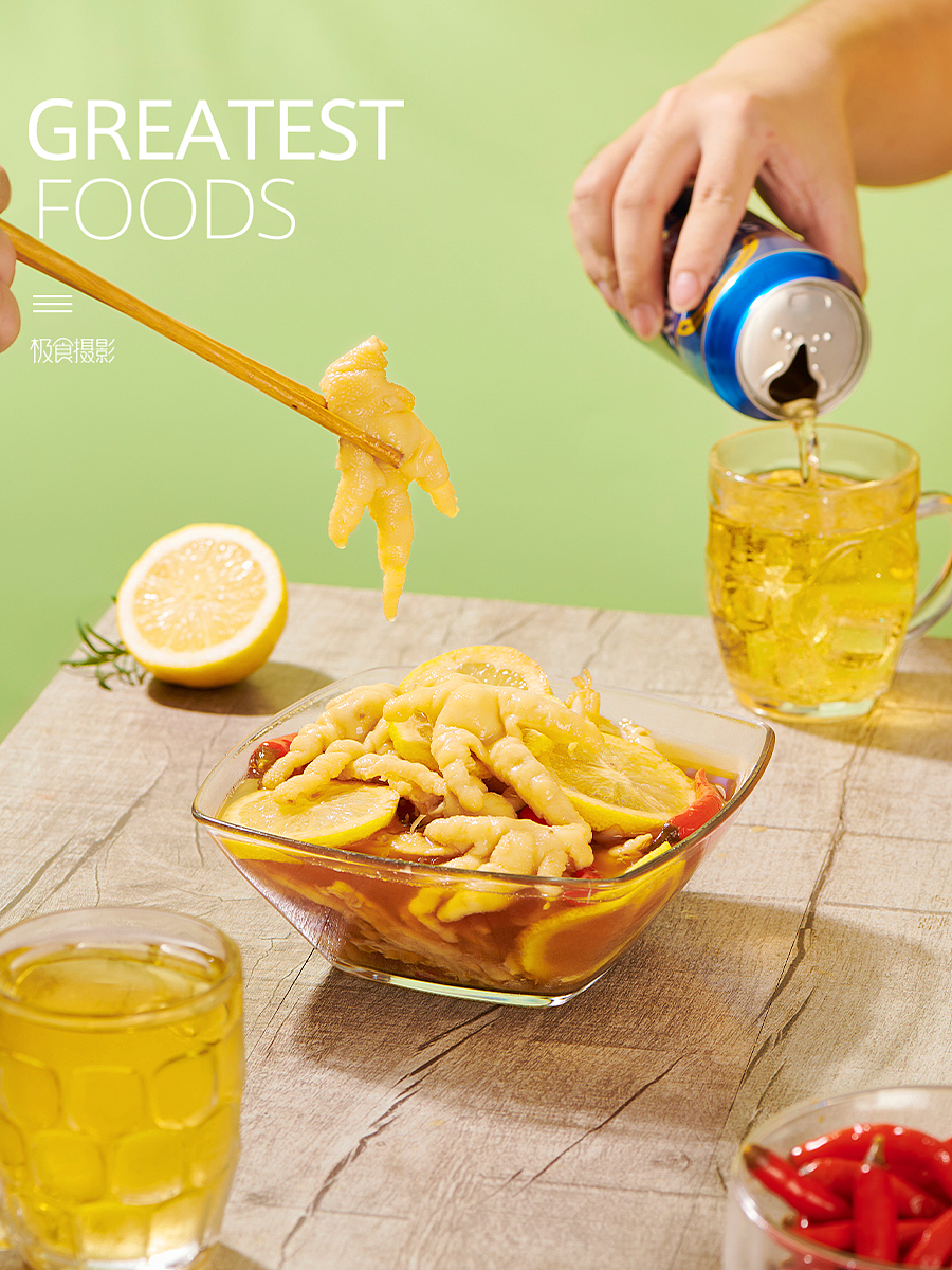 柠檬凤爪|紫燕×极食摄影