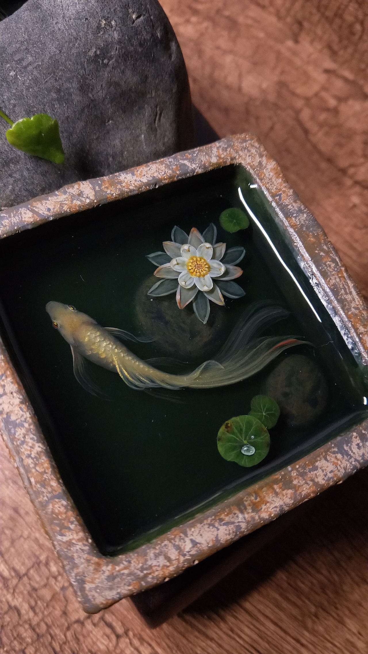 这是一片安逸宁静的空间,树脂画艺术