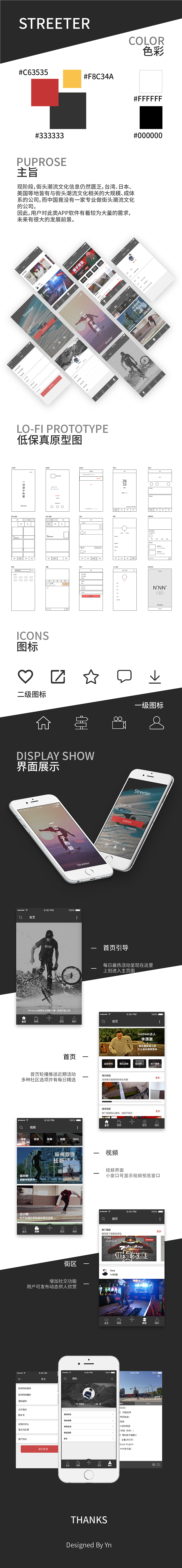 街区文化APP：Streeter（图ZMTA3MjkyMjAw） - APP界面 - 站酷设计师西宁啊原创素材 - 站酷ZCOOL