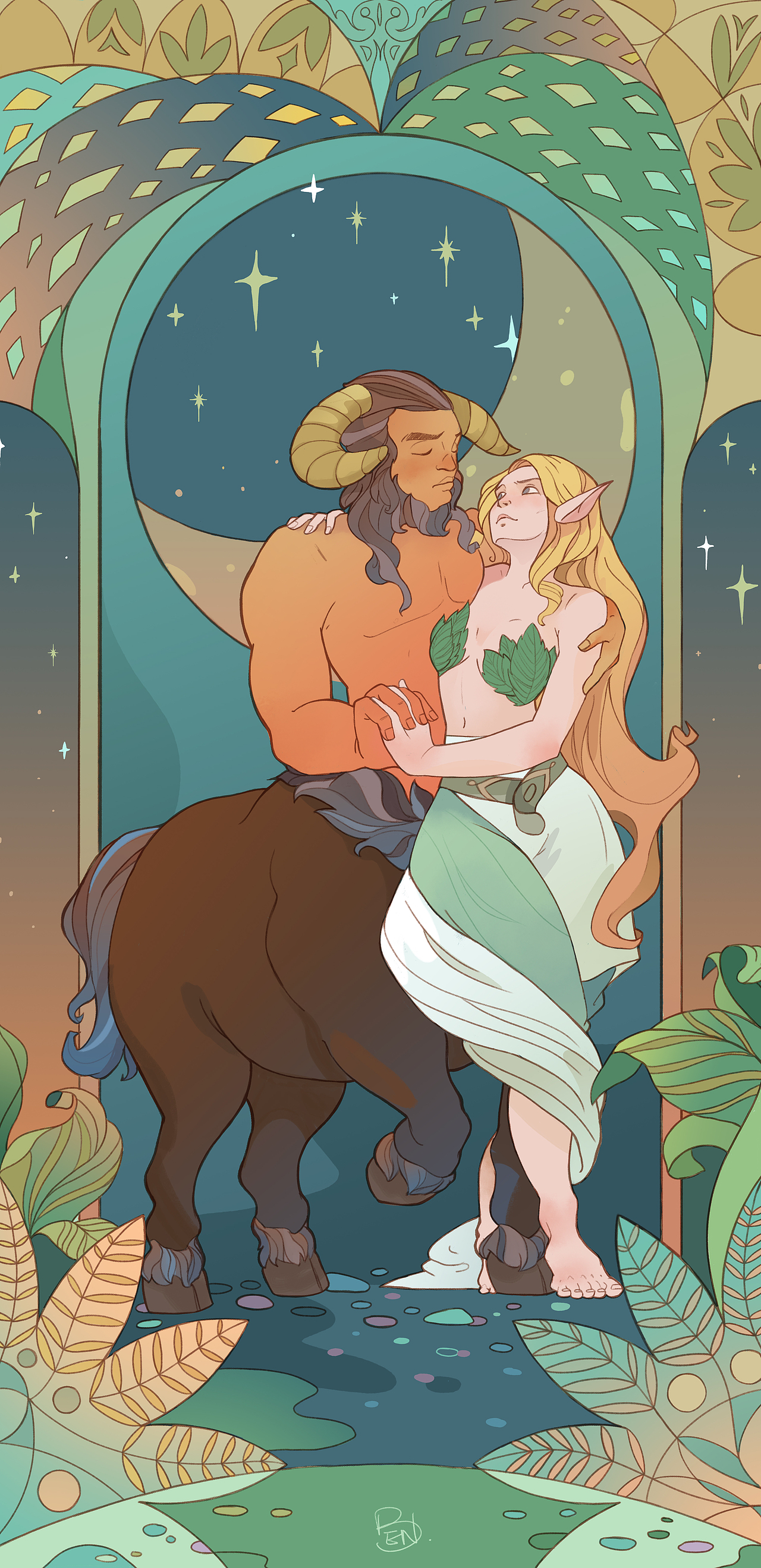 林中半人马|插画|艺术插画|benhur41_原创作品-站酷(zcool)