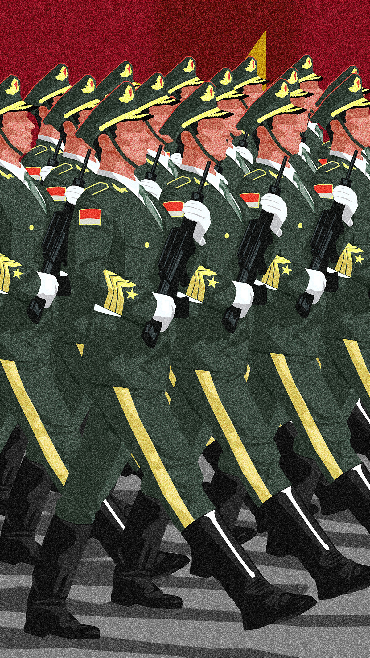 走丢记 - 军人|插画|创作习作|神忽悠 - 原创作品 - 站酷 (zcool)