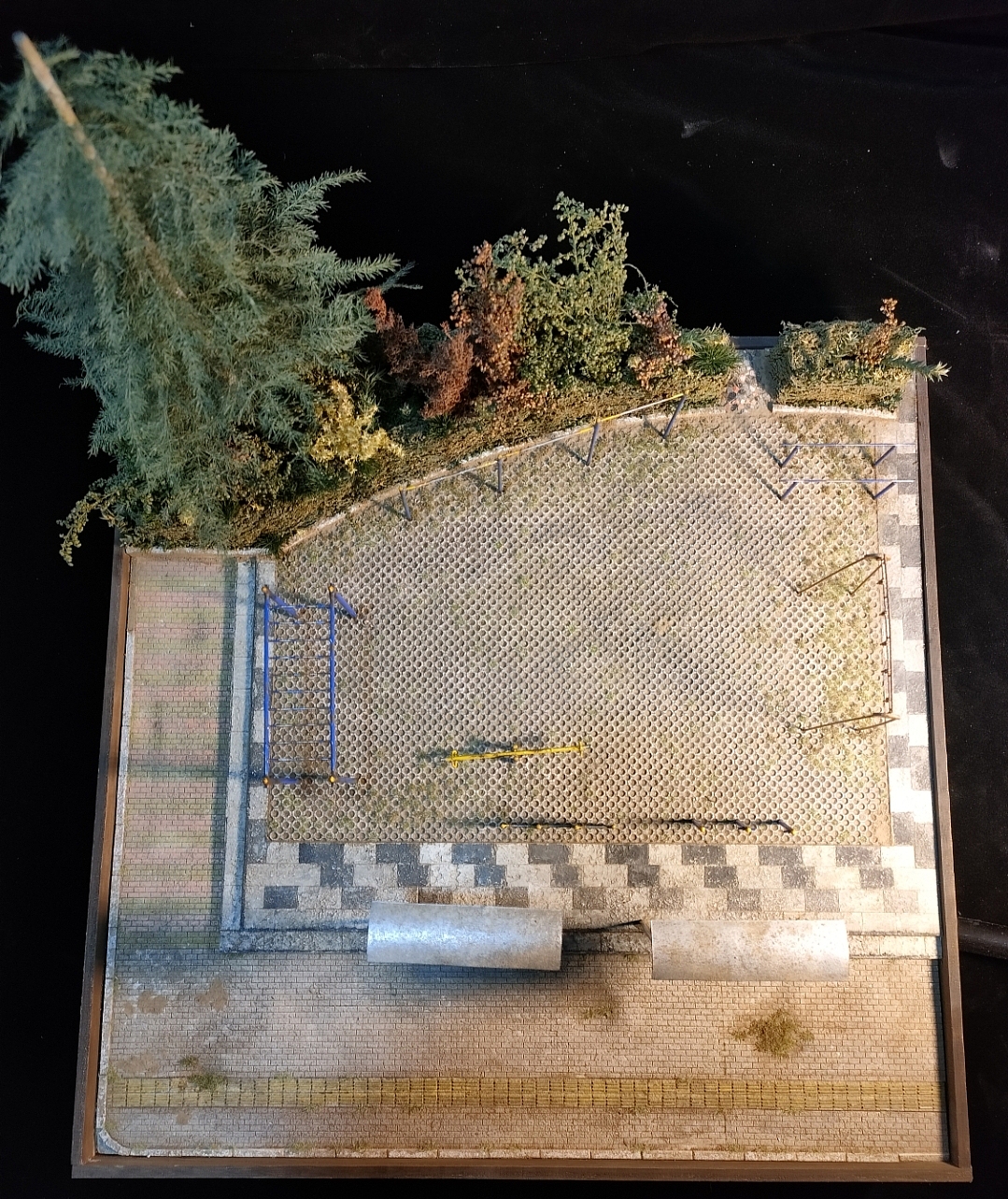 侄女的游乐园微缩模型