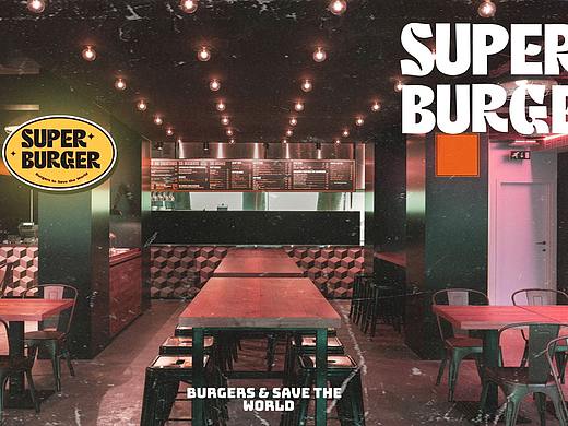 Super burger 品牌设计 品牌标识    插图    标志设计